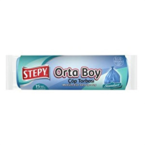 Orta Boy Çöp Torbasi 55x60cm 15 Li̇