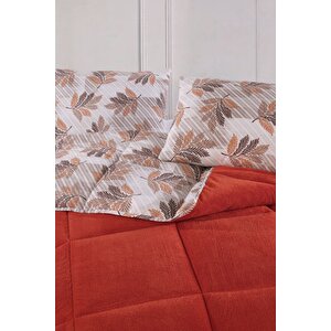 Çift Kişilik Lüx Wellsoft Yorgan Çift Taraflı Yastık Kılıflı 195x215 Cm Yorgan + Yastık Kılıfı Set