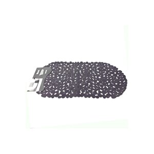 1 Adet Vantuzlu Banyo Ve Duş Kaydırmaz Paspası 34 Cm X 68 Cm Antrasi̇t Renk