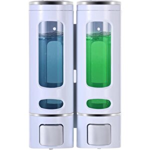 2 Adet Sıvı Sabunluk Plastik 400 Ml Duş Jeli Deterjan Şampuan Şişesi Oteller, Hastane, Banyo Mutfak
