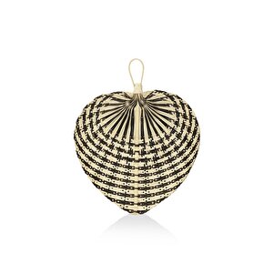 Dekoratif Bambu Duvar Dekoru Siyah 3x48x58 Cm