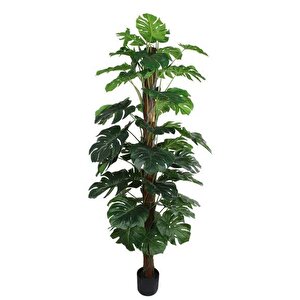 Yapay Çiçek Monstera Salon Sarmaşığı  Tropik Salon Bitkisi Yapay Ağaç 150cm