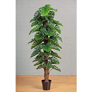 Yapay Çiçek Monstera Salon Sarmaşığı  Tropik Salon Bitkisi Yapay Ağaç 150cm
