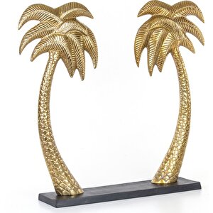 Metal Palmiye Dekor70x15x67 Cm