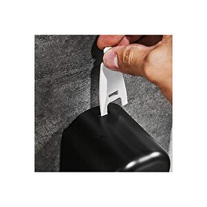 3 Adet 350 Ml Duvara Monte Manuel Sabunluk Sıvı Lavabo Sabunluk El Sabunu Siyah Renk