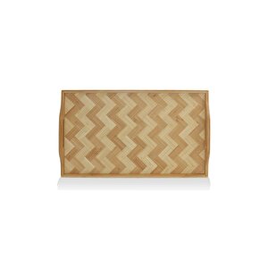 Wicker Bambu Katlanır Keyif Tepsisi 50x30 Cm