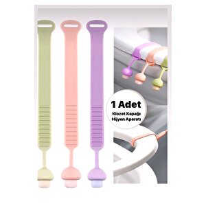 1 Adet Pratik Mantar Tasarımlı Hijyenik Klozet Kapağı Kaldırma Aparatı/ Klozet Kapağı Tutucu Silikon