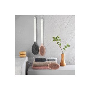 3 Parça Set Banyo Ve Duş Kaydırmaz Çift Taraflı Banyo Duşvücutfırçası Yıldız Küvet Süzgeci