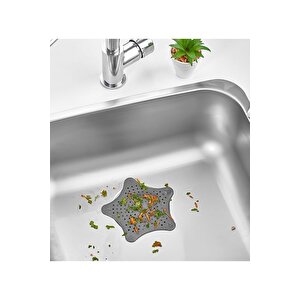3 Parça Set Banyo Ve Duş Kaydırmaz Çift Taraflı Banyo Duşvücutfırçası Yıldız Küvet Süzgeci