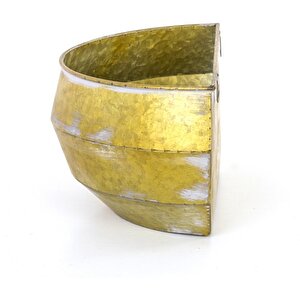 Dekoratif Metal Duvar Çiçekliği 20x40.5x18.5 Cm