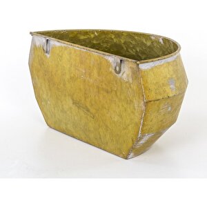 Dekoratif Metal Duvar Çiçekliği 20x40.5x18.5 Cm