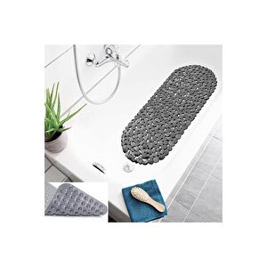 1 Adet Banyo Duş Kaydırmaz Paspası Design Gri 33 Vantuzlu