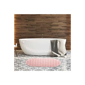 1 Adet Massage Bath Math Banyo & Duş Kaydırmazı Pembe Renk Masajlı Model Banyo Paspas