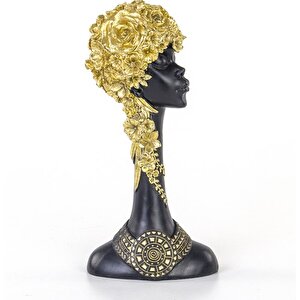 Afrikalı Kadın 14x11x30 Cm