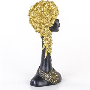 Afrikalı Kadın 14x11x30 Cm