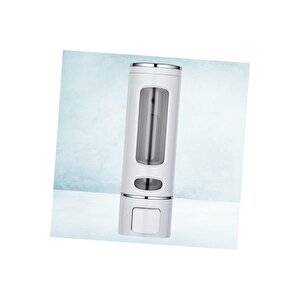 1 Adet 400 Ml Duvara Monte Manuel Sabunluk Sıvı Lavabo Sabunluk El Sabunu Beyaz Renk