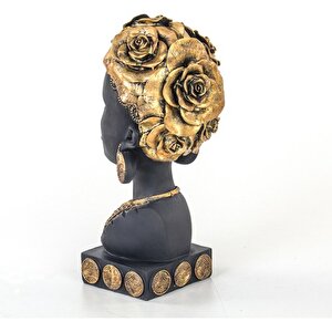 Euro Flora Afrikalı Kadın 10,5x13x25 Cm