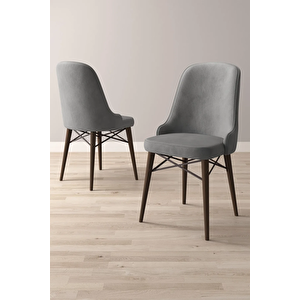Almira Serisi, Meşe Desen 80x132 Açılabilir Mdf Mutfak Masası Takımı 6 Adet Sandalye