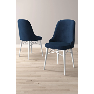 Almira Serisi, Beyaz Mermer Desen 80x132 Açılabilir Mdf Mutfak Masası Takımı 6 Adet Sandalye