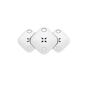 Air Smart  Tag, Akıllı Blutooth Takip Cihazı, Anahtar, Çanta, Evcil Hayvan için Kayıp Eşya Bulucu, Uzun Pil Ömürlü IOS Uyumlu Apple Lisanslı X6601 3 Adet