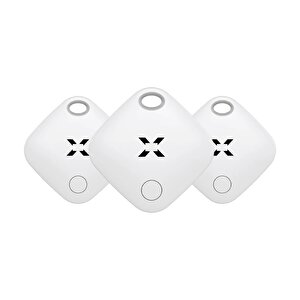 Air Smart  Tag, Akıllı Blutooth Takip Cihazı, Anahtar, Çanta, Evcil Hayvan için Kayıp Eşya Bulucu, Uzun Pil Ömürlü IOS Uyumlu Apple Lisanslı X6601 3 Adet