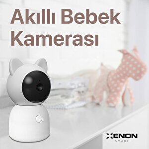 Akıllı Bebek Kamerası Sıcaklık Ve Nem Ölçümü Ve Ninni Çalma Smart Baby Camera
