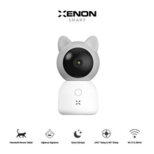 Akıllı Bebek Kamerası Sıcaklık Ve Nem Ölçümü Ve Ninni Çalma Smart Baby Camera X7201