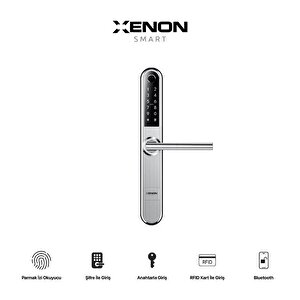 Akıllı Kapı Kilidi, Parmak İzi, Şifre, RFID Kart ile Açılan, APP Kontrol, Google Home & Alexa Uyumlu Ev, Ofis ve Otel için Elektronik Kapı Kilidi X8057