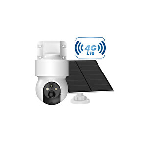 Akıllı Dış Ortam Kamerası Güneş Enerjili 4g Sim Kartı Destekli Smart Outdoor Camera