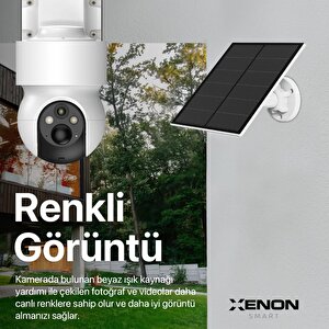 Akıllı Dış Ortam Kamerası Güneş Enerjili 4g Sim Kartı Destekli Smart Outdoor Camera
