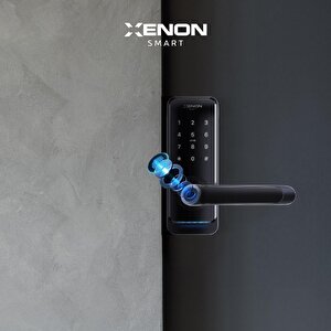 Xenon Smart Parmak İzi ile Açılabilen Mobil Uygulama ile Kontrol Edilebilen Akıllı Kilit Elektronik Kapı Kilidi Dokunmatik Şifreli Hırsızlık Önleyici Mekanik Anahtarsız Giriş Kilidi X8056