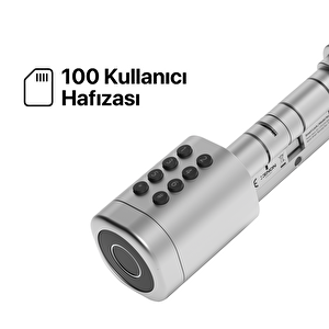 Akıllı Kapı Kilidi, Parmak İzi, Şifre, RFID Kart ile Açılan Uygulama ile Kontrol Edilebilen Kilit, Ev, Ofis ve Otel için Şifreli X8052