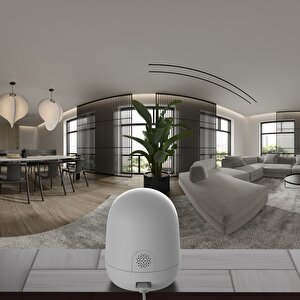 Akıllı Kamera 1080p, İç Mekan Bebek Kamerası, 3MP Çift Yönlü Ses Hareket Algılama Wi-Fi Mobil Kontrol X7207