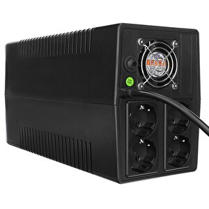 S-link Might U100 1000va 12v7ah*2 600w Siyah Line-interactive Kesintisiz Ups Güç Kaynağı