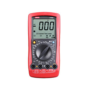 Ut-58a Dijital Multimetre Manuel Aralığı 2000 Sayımlar Ac Dc Voltmetre Ohmmetre Diyot Transistör Kapasitör Test Cihazı Veri Tutma;