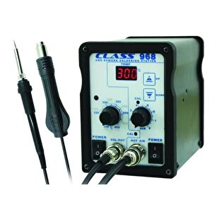 968-tek Led Ekran, 60w Kalem Havya, 500w Sıcak Hava Tabancası , Class 968 Üflemeli Havya İstasyonu