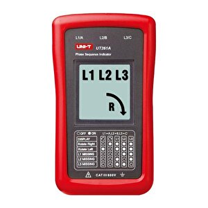 Ut 261a Dijital Faz Sırası Ölçer Test Cihazı;ub