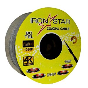 Ironstar Topkablo W80 Rg6-u4 80 Tel Beyaz Anten Kablosu 100 Mt;class