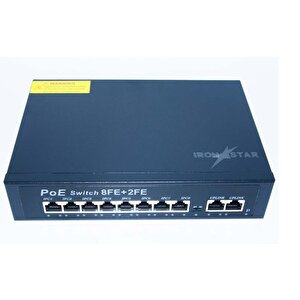 Irs 082 Ironstar 8+2 Port 10/100 Hi̇gh-power Poe Swi̇tch;class