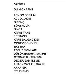 Toolfi̇x 119 Dijital Ölçü Aleti;ub;class
