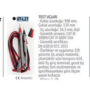 Ut L31 Uzaktan Kumanda Probu ;ub