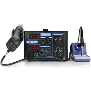 852d+/çift Dijital Ekran, 60w Kalem Havya, 750w Sıcak Hava Tabanca, Sline 852d+ Lehimleme İstasyonu