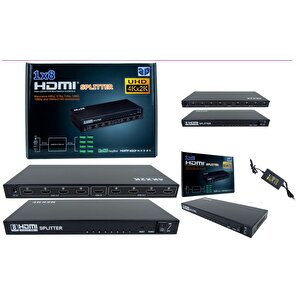 Ironstar Irh 08h 1i̇n 8 Out Hdmi Splitter;class