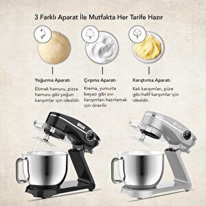 Neocast Dijital Döküm Stand Mikser-gümüş