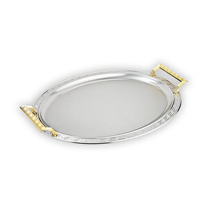 Ela 2 Li Oval Çay Tepsisi-platin02
