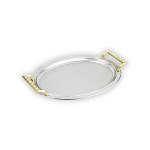 Ela 2 Li Oval Çay Tepsisi-platin02
