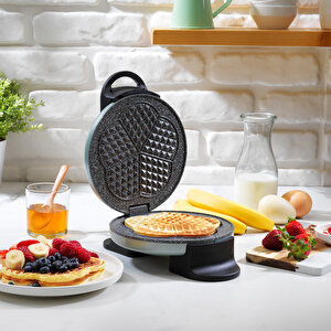 Waffle Express Waffle Makinesi - Yeşil