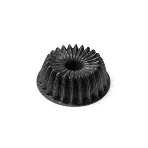 Black Stone Star Döküm Kek Kalıbı 1 Parça-siyah