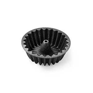 Black Stone Star Döküm Kek Kalıbı 1 Parça-siyah
