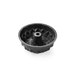 Black Stone Pırıltı Döküm Kek Kalıbı 1 Parça-siyah